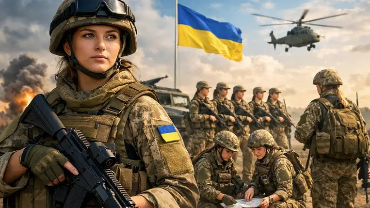 Nők az ukrán hadseregben. Illusztráció. Fotó: Kárpátinfo.net