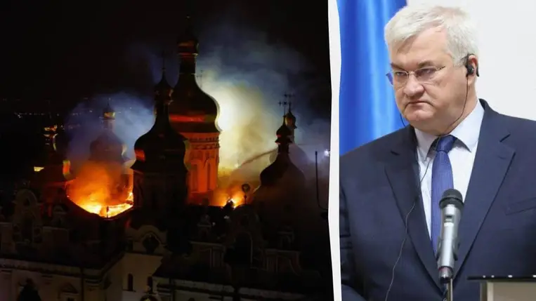 Orosz dróntámadás érte a kijevi Pecserszki Lavrát – Andrij Szibiha élesen reagált. Fotó: Unian