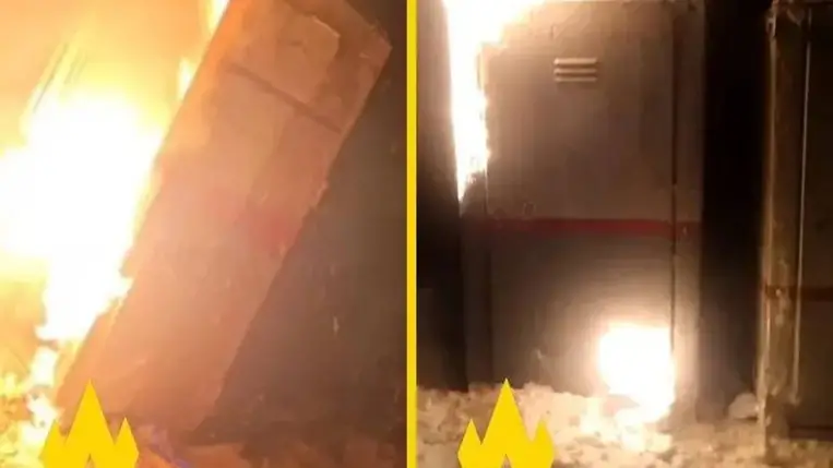 Ukrán partizánok csaptak le egy vasútvonalra Oroszországban, katonai szállítmányokat zavartak meg . Fotó: Atesh/Telegram