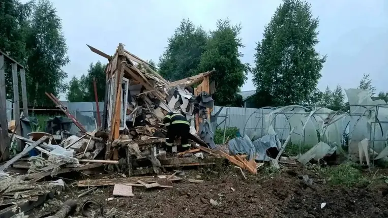 Orosz dróntámadás következményei. TASR/AP-felvétel