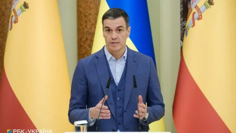 Pedro Sánchez spanyol miniszterelnök. Fotó: rbc.ua