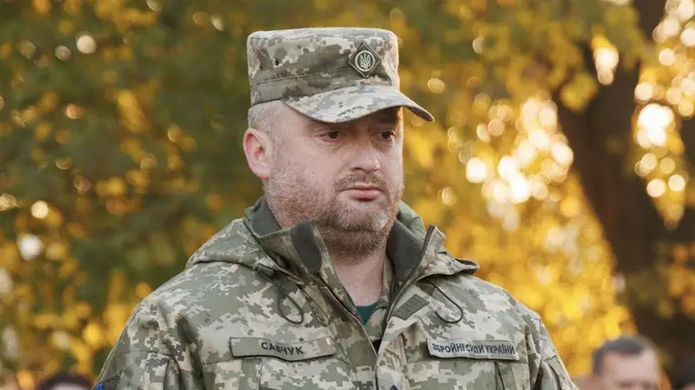 A Kárpátaljai Területi Toborzó és Szociális Támogatási Központ (TCK és SZP) vezetője, Andrij Szavcsuk. Fotó: facebook.com/zkotck