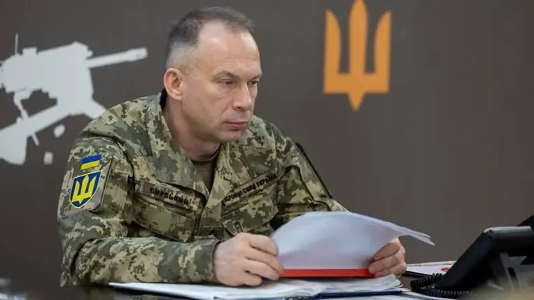 Olekszandr Szirszkij, az Ukrán Fegyveres Erők főparancsnoka. Fotó: Олександр Сирський/Телеграм