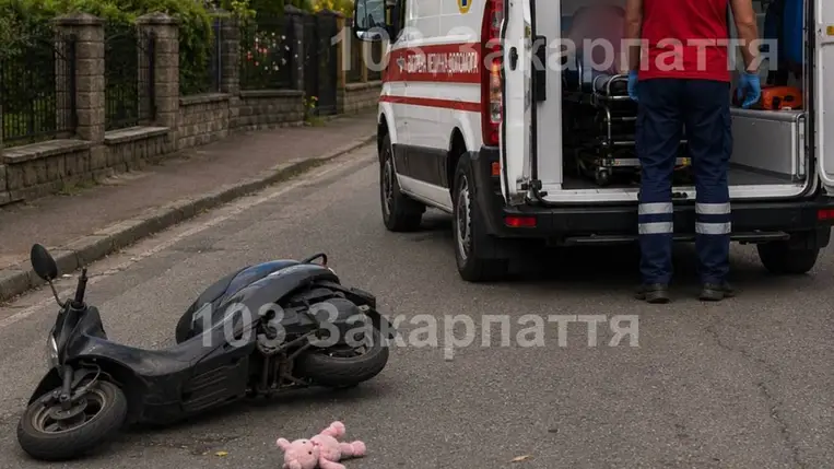 Robogó elgázolt egy gyereket: az Ungvári járásban egy 3 éves kislányt kórházba szállítottak. Fotó: Illusztráció. facebook.com/103zakarpat