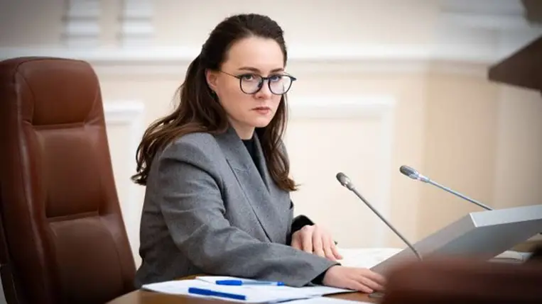 Julija Szviridenko, ukrán miniszterelnök. Fotó: facebook.com KabminUA