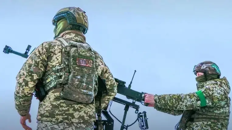 Orosz dróntámadás Ukrajna ellen, munkában az ukrán légvédelem. Fotó: t.me/GeneralStaffZSU