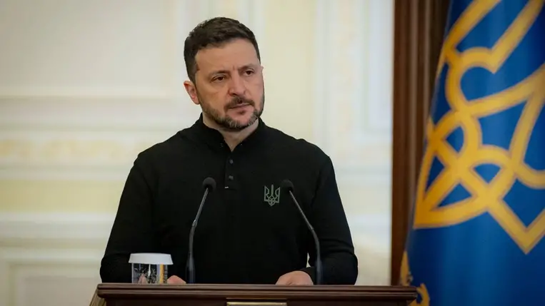 Volodimir Zelenszkij, Ukrajna elnöke. Fotó: Elnöki Hivatal