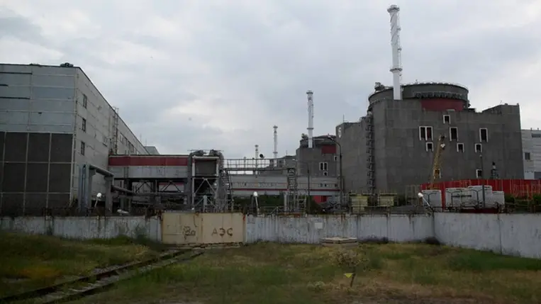 Zaporizzsjai atomerőmű. Fotó: AFP/Olga Maltseva