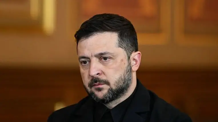Volodimir Zelenszkij Ukrajna elnöke. Fotó:  (facebook.com/zelenskyy.official)
