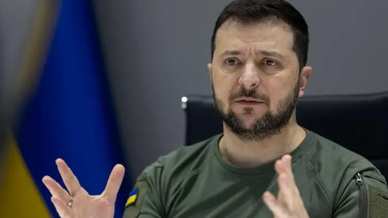 Volodimir Zelenszkij, Ukrajna elnöke. Fotó: president.gov.ua
