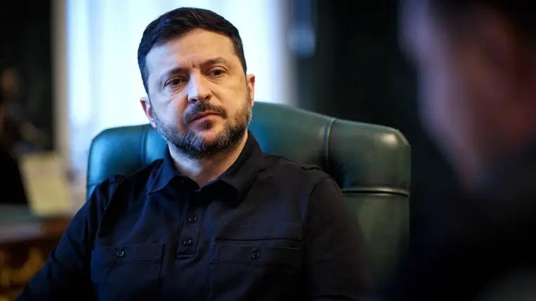 Volodimir Zelenszkij, Ukrajna elnöke. Fotó: t.me/V_Zelenskiy_official