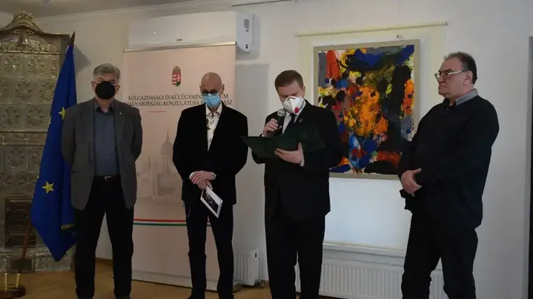 Habda László kiállítása Magyarország Beregszászi Konzulátusán
