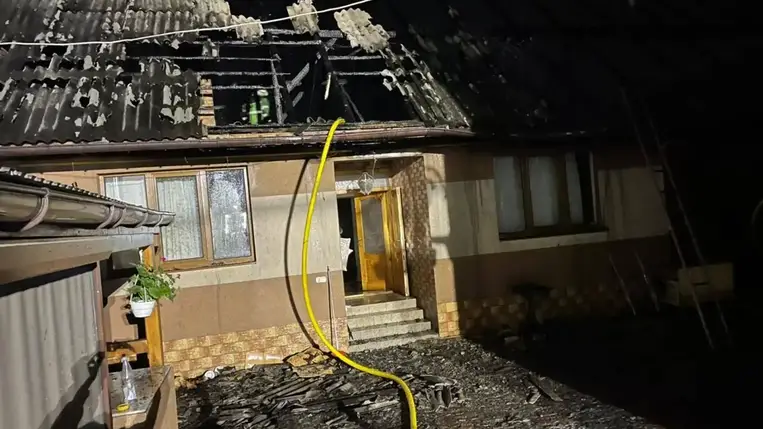Leégett egy szauna a Huszti járásban