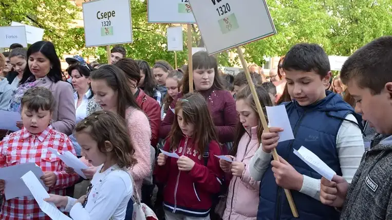 Archív felvétel. 2019-ben még együtt voltunk a Vers a téren költészet-napi rendezvényen