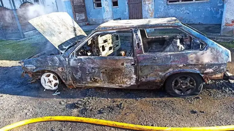 Menet közben gyulladt ki egy gépkocsi Kárpátalján
