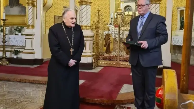 Magyar kitüntetést kapott Hrabár Tamás nyugalmazott görögkatolikus pap