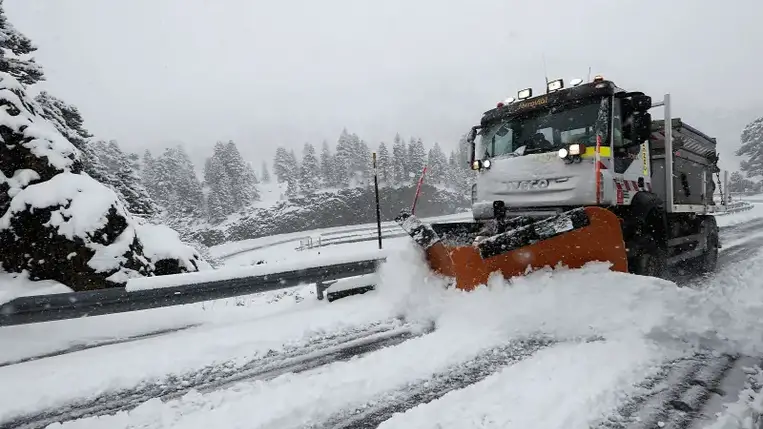 Leesett az első hó Spanyolországban