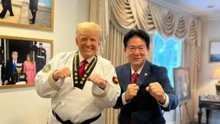 Taekwondo mester lett Donald Trump