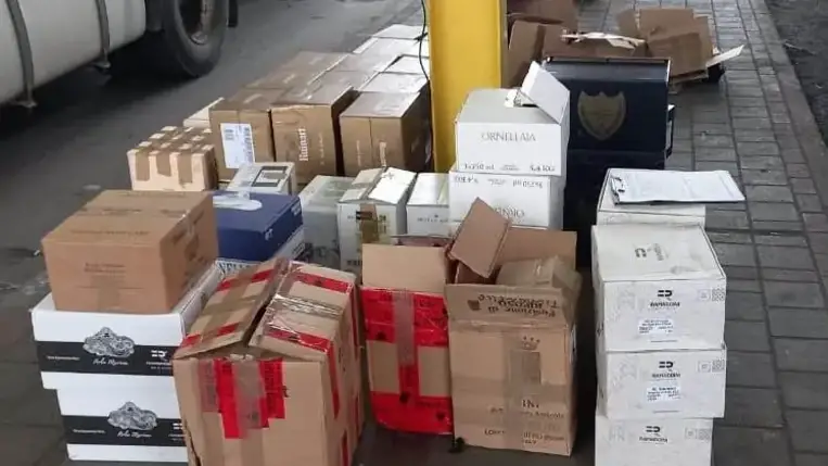 Több mint 1 millió hrivnya értékű bort találtak egy buszban 
