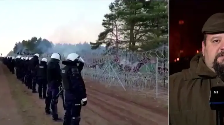 A lengyel–fehérorosz határról jelentjük: újabb támadásra készülnek a migránsok