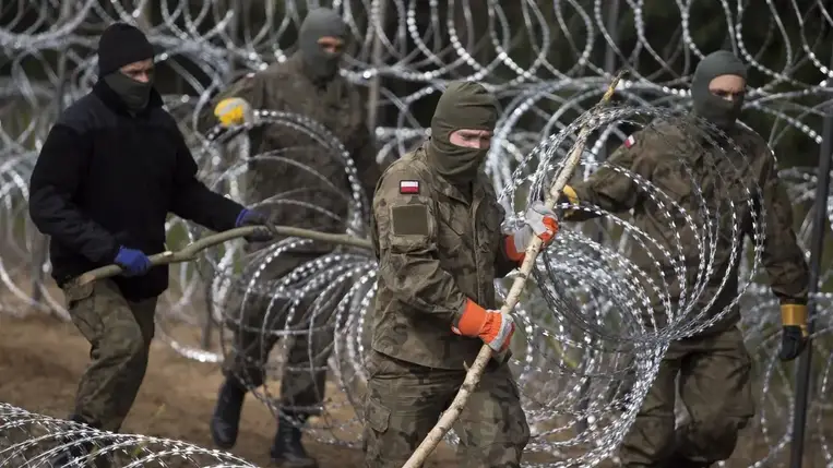 Egy hatvanfős migránscsoport megpróbált áttörni a fehérorosz-lengyel határon