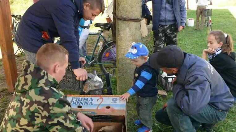 Vásártér Mezőgecsében