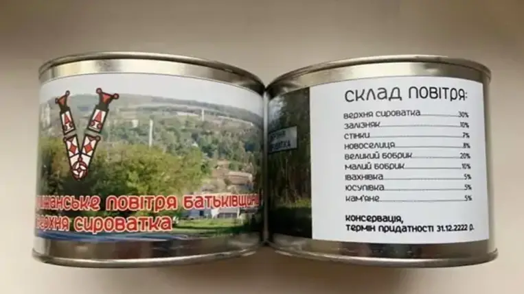 Konzerválva árulják a "hazai levegőt" Ukrajnában