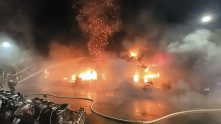 Halálos tűz volt egy tajvani toronyházban