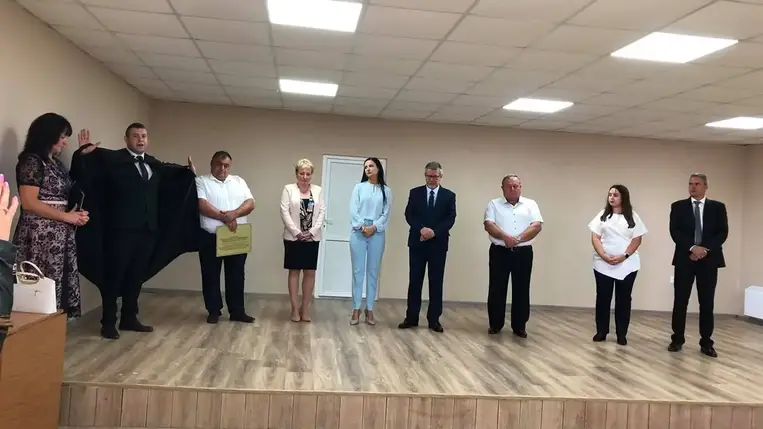 A felújított fornosi művelődési ház átadásán