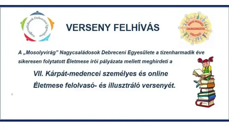 Vegyél részt a VII. Kárpát-medencei Életmese felolvasó- és illusztráló versenyen!