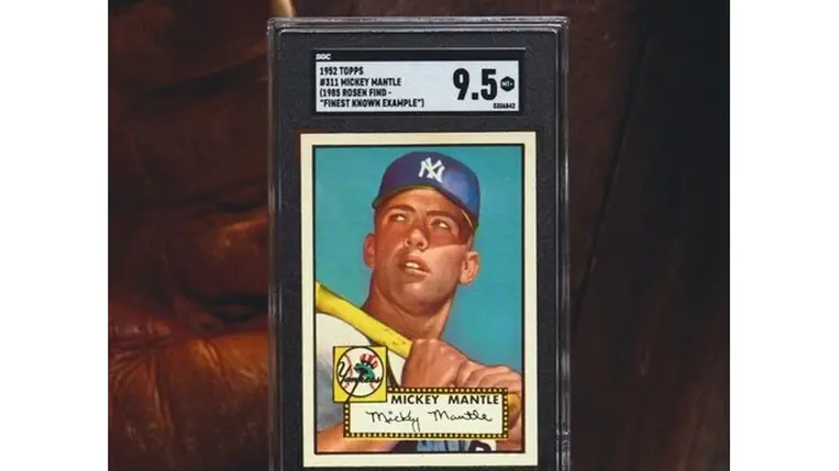Rekordáron, mintegy 5,2 milliárd forintért kelt el egy baseball-kártya