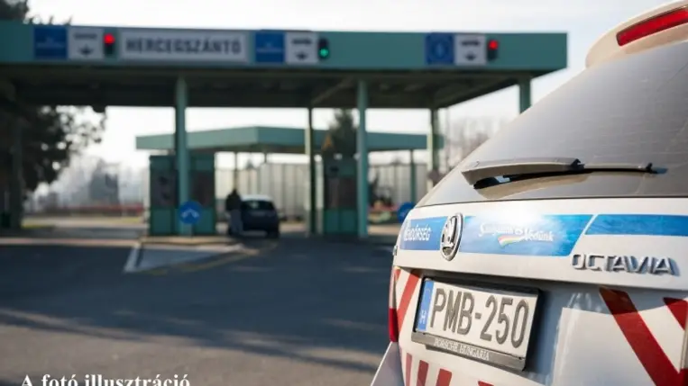 ORFK: könnyített határellenőrzést vezettek be a várakozási idő csökkentése érdekében