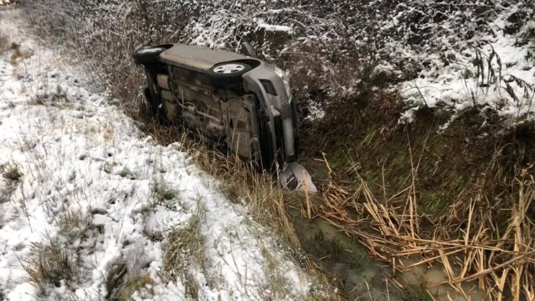 Halálos közúti baleset történt Kárpátalján (Fotó: Nemzeti Rendőrség)