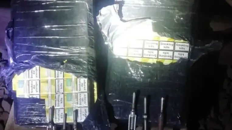 Csempészcigarettát találtak egy tehervonatban Kárpátalján