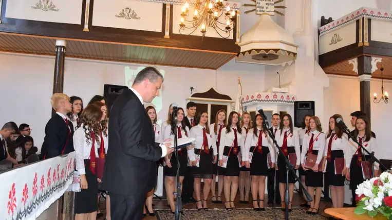Ballagás a Nagyberegi Református Líceumban