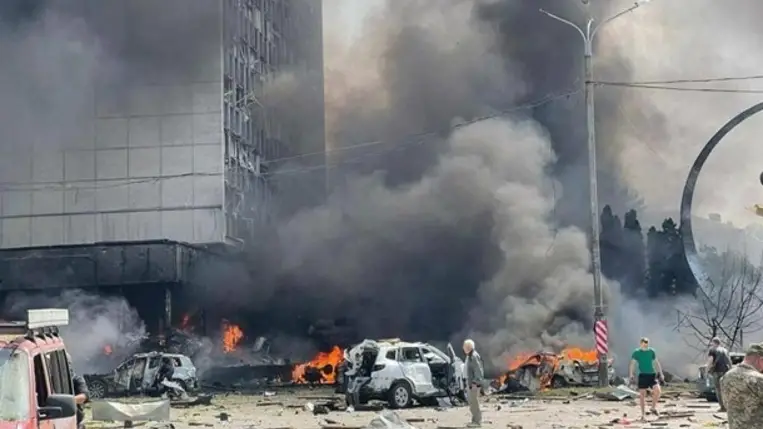 Ukrajnában rakétatámadást hajtottak végre Vinnicja ellen