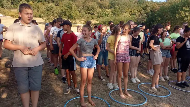 Tiszaháti hittanosok a Bereg Campben