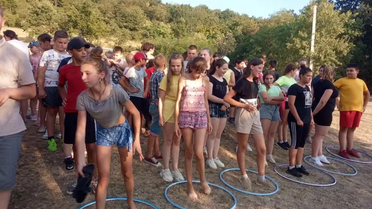 Tiszaháti hittanosok a Bereg Campben