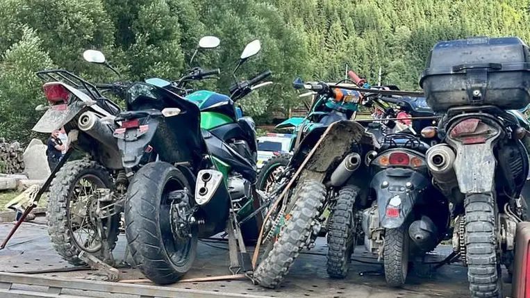 Kárpátalján egy hét alatt 355 büntetést osztottak ki motorkerékpárosoknak