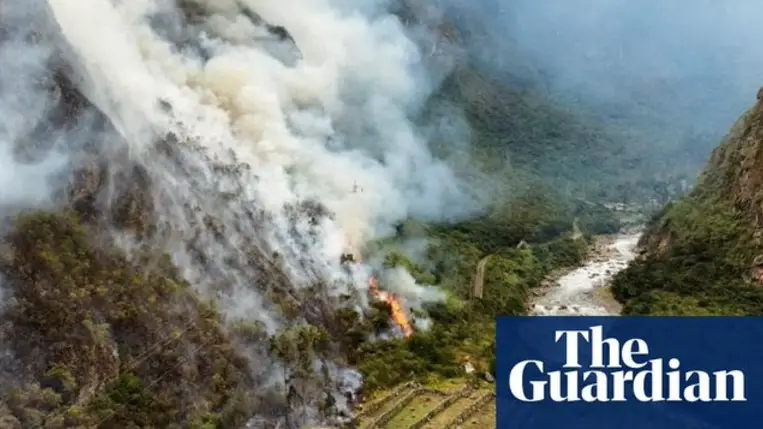 Pusztító erdőtűz miatt veszélybe került a Machu Picchu