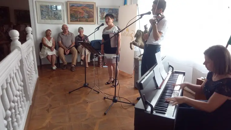 Jótékonysági koncert és Homoki Gábor-tárlat Péterfalván
