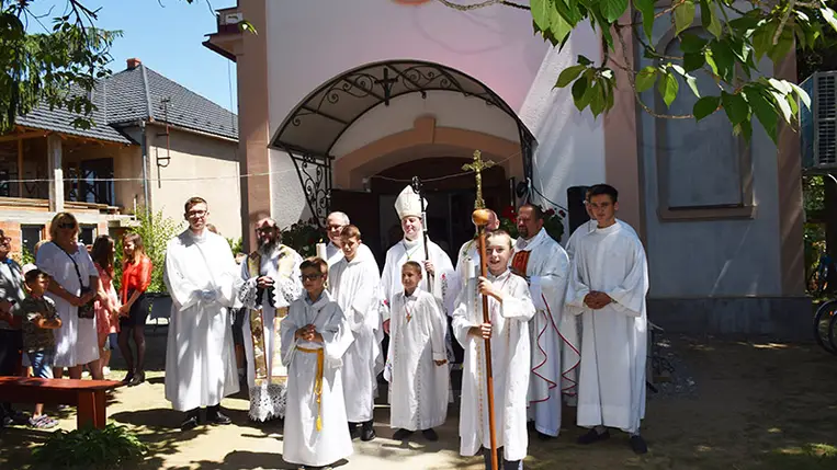 Templombúcsú Benében. Fotó: Kovács Elemér