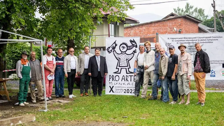 Megrendezték a  X. Kárpátaljai Nemzetközi Szobrásztábort
