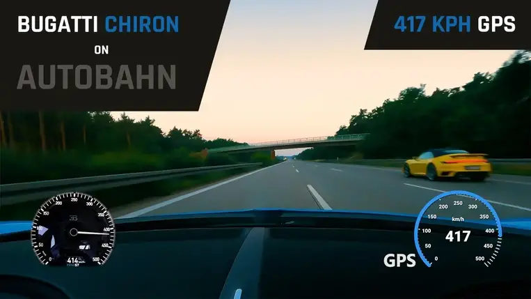 Ezt még nézni is ijesztő: 417-tel száguldottak a háromsávos autópályán, felvették az egészet (Video)