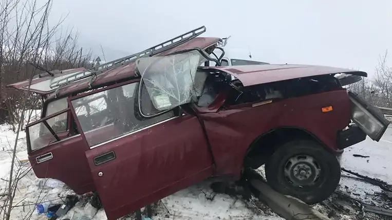 Közlekedési baleset következtében meghalt egy 76 éves férfi Kárpátalján. Fotó: Nemzeti Rendőrség