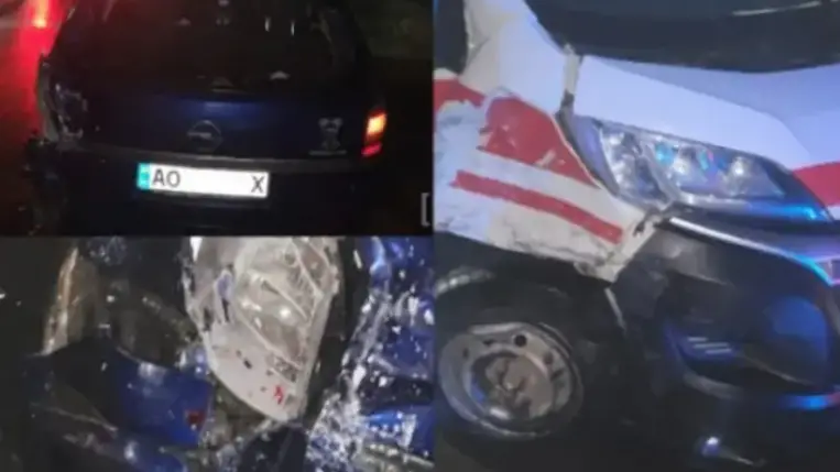 Kárpátalján egy mentőautó ittas sofőrje okozott balesetet