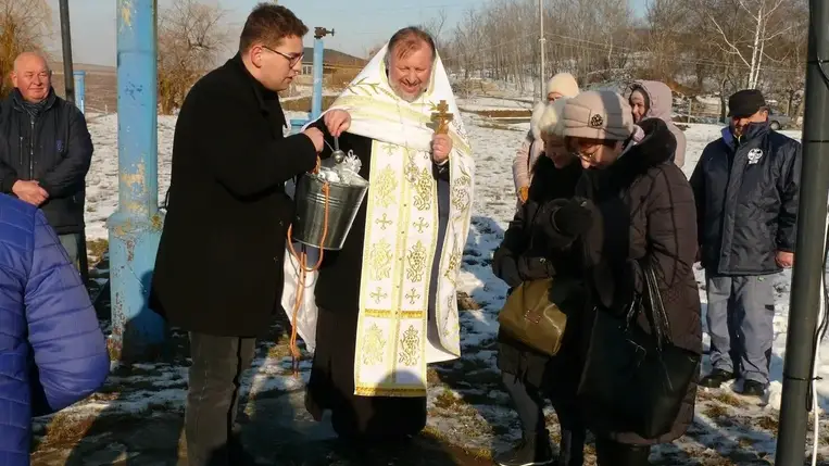 Vízkereszt ünnepe a beregszászi Kishegyen