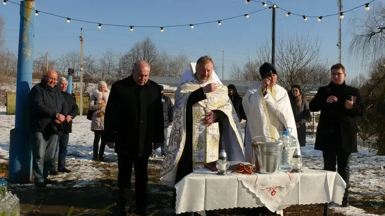 Vízkereszt ünnepe a beregszászi Kishegyen