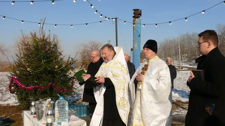 Vízkereszt ünnepe a beregszászi Kishegyen