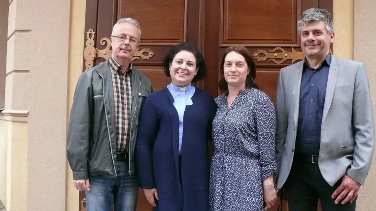 Beregszászba látogatott Najla Kassab, a Református Egyházak Világközössége elnöke